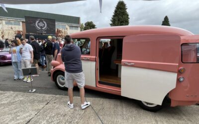A BUSY AUGUST FOR THE MORRIS JE VAN, AT PISTONHEADS 25TH ANNIVERSARY, AT RETRORIDES, AND AT THE BRITISH MOTOR SHOW